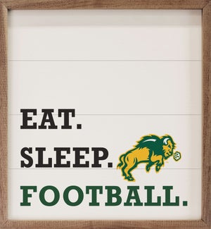 Eat Sleep Football North Dakota State University